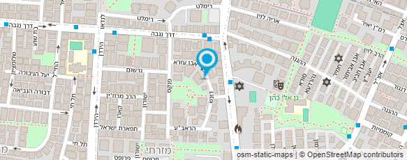 מפת הגעה אל בן דוד עזרא מפת הגעה אל בן דוד עזרא