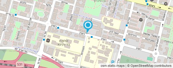 מפת הגעה אל בית גיל פז-מחלקה סיעודית