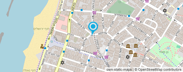 מפת הגעה אל קפה רומא