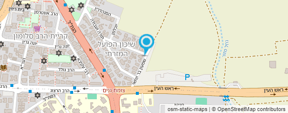 מפת הגעה אל שרעבי מנחם