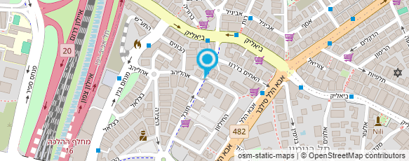 מפת הגעה אל רובינשטיין ד"ר אבי - יקירביץ שמואל מפת הגעה אל רובינשטיין ד"ר אבי - יקירביץ שמואל