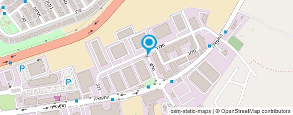 מפת הגעה אל חיים קורן גופים פלסטיים בע"מ