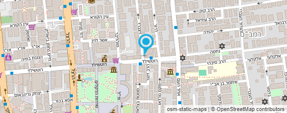 מפת הגעה אל מוניות דקל- משרדים