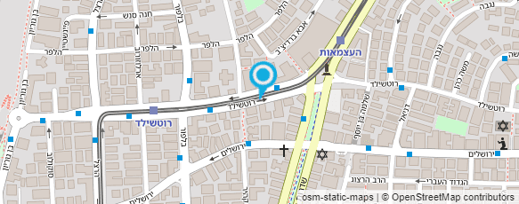 מפת הגעה אל נכסי ישראל