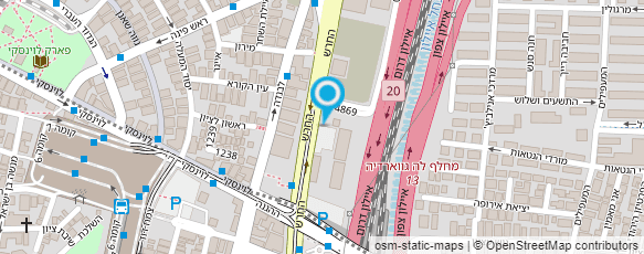 מפת הגעה אל הגלריה לעיצוב של אסכולה בע"מ