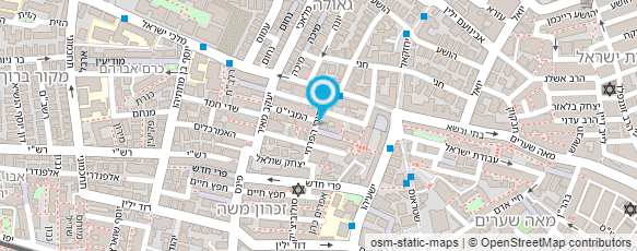 מפת הגעה אל המספרה של אברהם