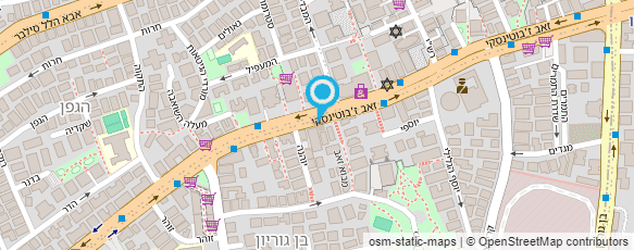 מפת הגעה אל חנוך גריזיצקי סטודיו לצילום