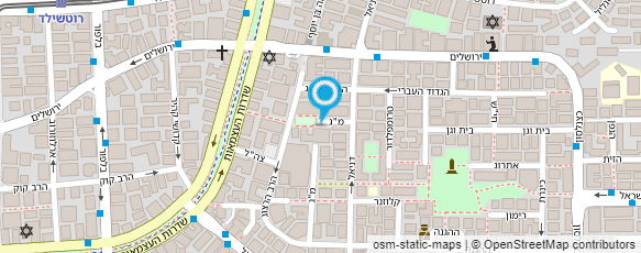 מפת הגעה אל מכון ברהום מרסל