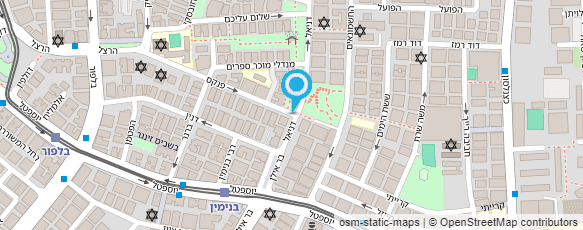 מפת הגעה אל קיוסק עזרא