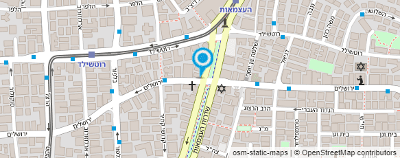 מפת הגעה אל ד"ר יצחקוב