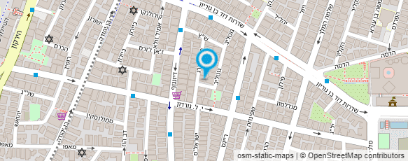 מפת הגעה אל אהרונוביץ רוני