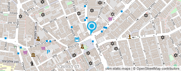 מפת הגעה אל ב.ג. פרסום