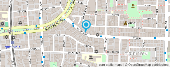 מפת הגעה אל ד"ר בירו א.