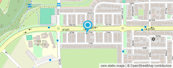 מפת הגעה אל מכון קוסמטיקה שרה מפת הגעה אל מכון קוסמטיקה שרה