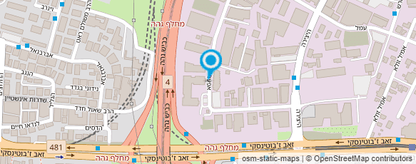 מפת הגעה אל כהן פיתוח ומבני תעשיה בע"מ