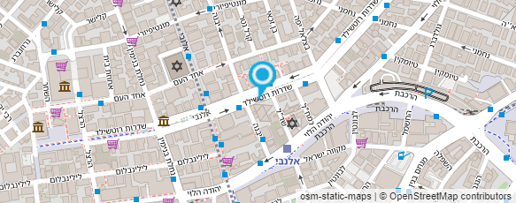 מפת הגעה אל הבנק הבינלאומי הראשון לישראל בע"מ