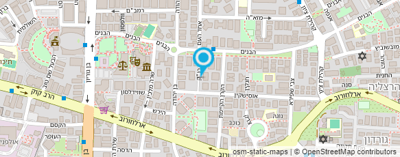 מפת הגעה אל ד"ר אולחובסקי דוד מפת הגעה אל ד"ר אולחובסקי דוד