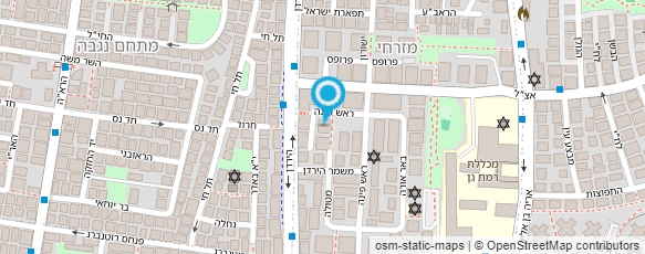 מפת הגעה אל בן-עוז פיטר אהרון