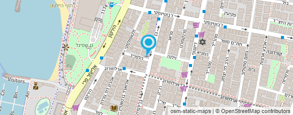 מפת הגעה אל מכולת בן יהודה