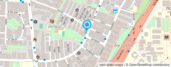 מפת הגעה אל ישיבת ההסדר רמת גן