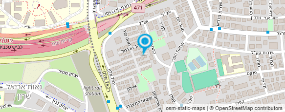 מפת הגעה אל ד"ר ענבר עודד