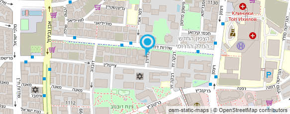 מפת הגעה אל עו''ד אינדורסקי יהושע