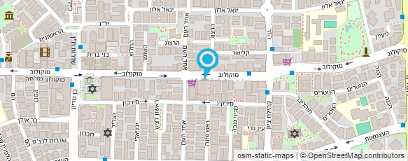 מפת הגעה אל שלו - הברמן סרגני רואי החשבון