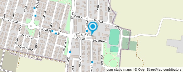 מפת הגעה אל דואר ישראל