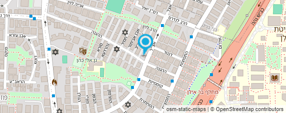 מפת הגעה אל מזנון יוסי