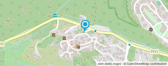 מפת הגעה אל גלרית עין הוד