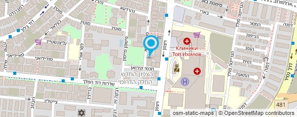 מפת הגעה אל ארגון גמלאי עיריית ת"א יפו