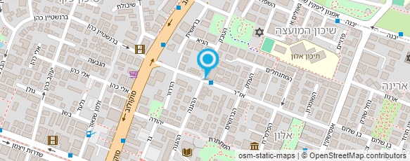 מפת הגעה אל ד"ר תמר שילון