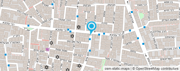 מפת הגעה אל בנק ירושלים בע"מ