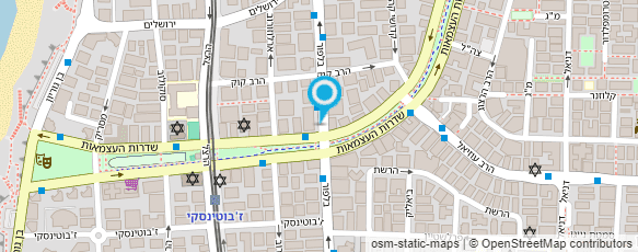 מפת הגעה אל הבנק הבינלאומי הראשון לישראל בע"מ