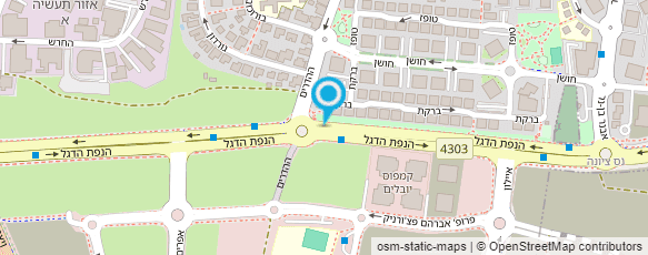 מפת הגעה אל משרד עו"ד -  רפאל לוי אבשלום