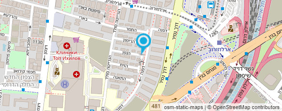 מפת הגעה אל ענת גינזבורג; משרד עו"ד ונוטריון