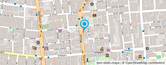 מפת הגעה אל בנק מזרחי טפחות