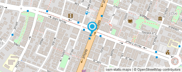 מפת הגעה אל בנק לאומי לישראל בע"מ