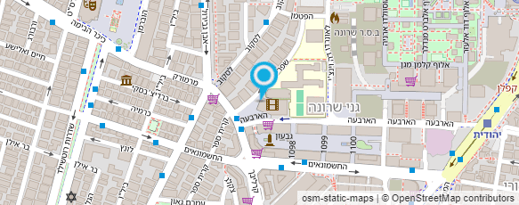 מפת הגעה אל המרכז לאנימציה - אורן