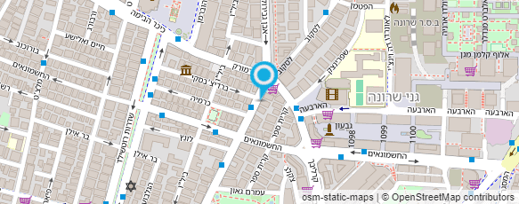 מפת הגעה אל עו"ד כפיר דניאל