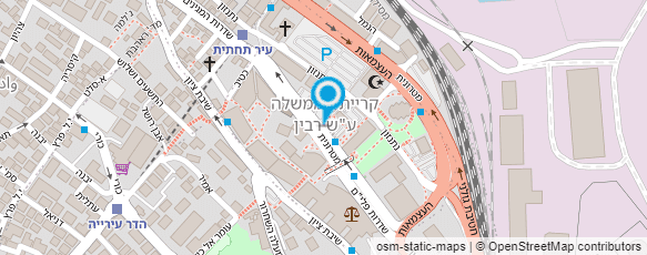 מפת הגעה אל בנק מזרחי טפחות