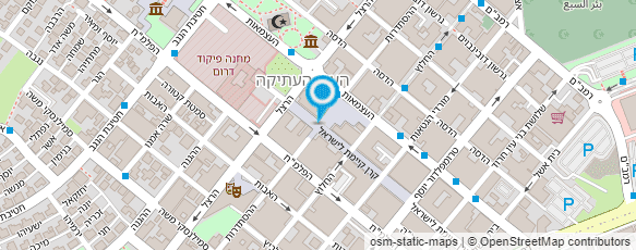 מפת הגעה אל בנק מזרחי טפחות