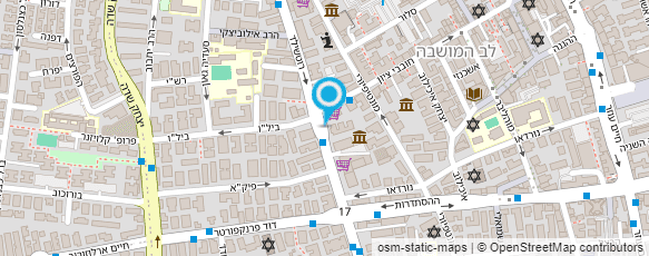 מפת הגעה אל בנק מזרחי טפחות