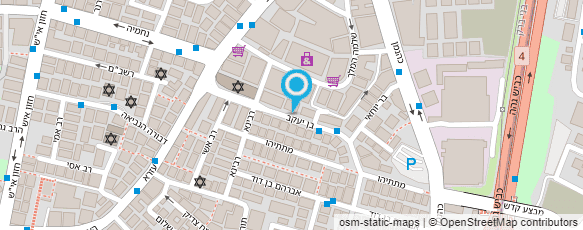 מפת הגעה אל אהל משה