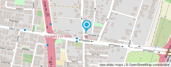 מפת הגעה אל בנק הפועלים בע"מ