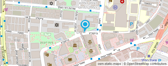 מפת הגעה אל בונים חופשים בישראל (הלשכה הגדולה)