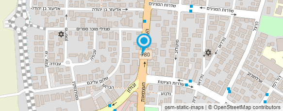 מפת הגעה אל מכבי שירותי בריאות