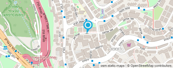 מפת הגעה אל א. נחום סנהדריה הסעים בע"מ