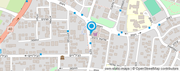 מפת הגעה אל מכבי שירותי בריאות