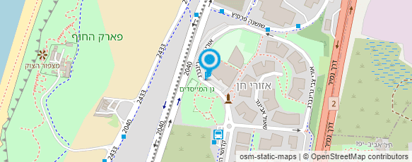 מפת הגעה אל מכבי שירותי בריאות